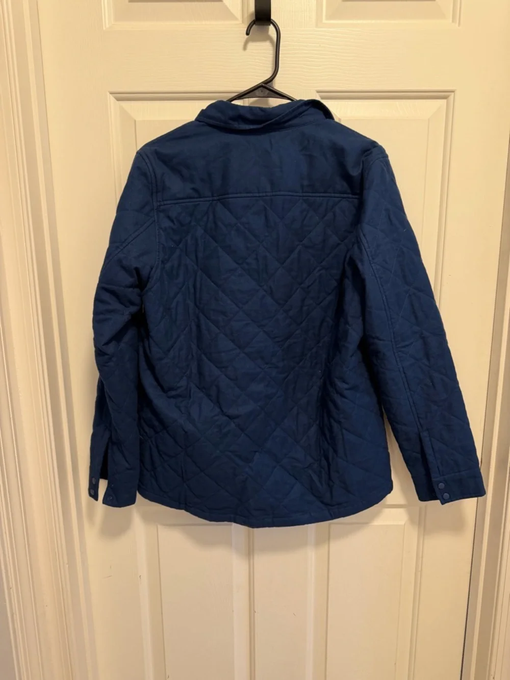 Helly Hansen Men's Ocean Isfjord Insulated Shacket Blue Size Medium - Picture 4 of 8